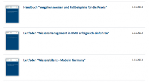 Neue Publikationen zum Thema Wissensmanagement in KMU, © BMWi