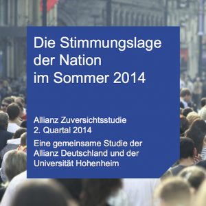 Zuversichtsstudie Q2/2014, © Allianz