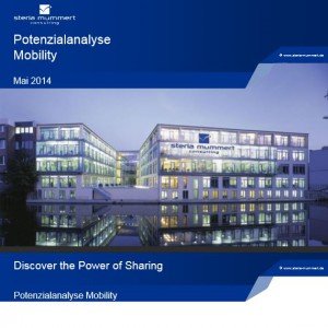 Potenzialanalyse Mobility (Screenshot Cover, © Steria.com)