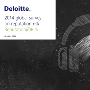 2014 global survey on reputation risk Reputation@Risk, © Deloitte