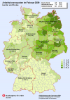 Arbeitslosenquote nach Ländern und Kreisenn Arbeitslosenquote nach Ländern und Kreisen