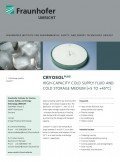 Flyer: CryoSol plus Flyer: CryoSol plus (Bild: Fraunhofer UMSICHT)
