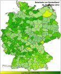 Solarkarte Deutschland Solarkarte Deutschland, © PV-Log