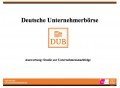 DUB-Studie zur Unternehmensnachfolge 2011 Auswertung der Studie zur Unternehmensnachfolge 2011, © DUB