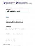 Die Messung der industriellen Standortqualität in Deutschland Die Messung der industriellen Standortqualität in Deutschland, Endfassung, © IW Köln