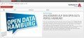 Open-Data-Portal Hamburg, Screenshot, © www.daten.hamburg.de