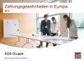 Zahlungsgewohnheiten in Europa 2013, © EOS