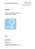 Umsatz mit Umweltschutzgütern und Umweltschutzleistungen, © Destatis