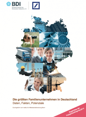 Die größten Familienunternehmen in Deutschland, Frühjahrsbefragung 2014, © BDI, Deutsche Bank, IfM Bonn