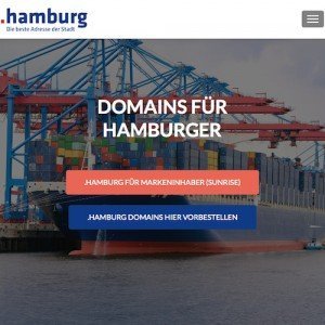 Screenshot punkthamburg.de, © Hamburg Top-Level-Domain GmbH