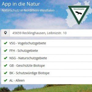 App in die Natur, © Landesamt für Natur, Umwelt und Verbraucherschutz Nordrhein-Westfalen