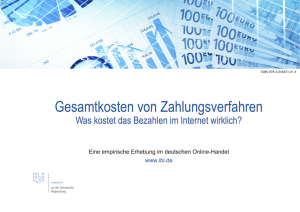 Gesamtkosten von Zahlungsverfahren. Was kostet das Bezahlen im Internet wirklich (© ibi research)