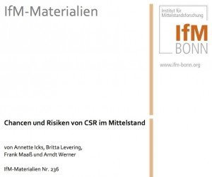 Chancen und Risiken von CSR im Mittelstand, © IfM Bonn