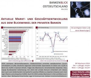 Bankenblick Ostdeutschland Mai 2015, © Ostdeutscher Bankenverband