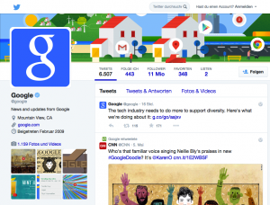 Wieder zusammen, © Google/Twitter