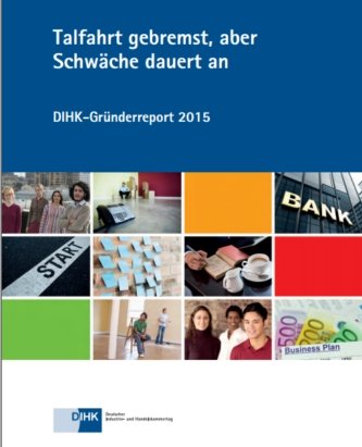 DIHK-Gründerreport 2015, © DIHK