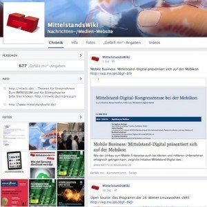 MittelstandsWiki auf Facebook, © MittelstandsWiki