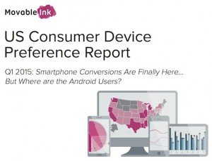 US Consumer Device Preference Report Q1/2015, © Movable Ink