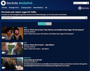Tatort im Ersten, © Bayerischer Rundfunk