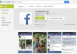 Facebook Lite, © Facebook