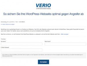 Webinar: WordPress absichern, © Verio Europe – Citrix
