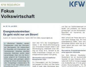 Fokus Volkswirtschaft Nr. 97, © KfW