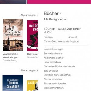 iTunes-Bücher, © Apple Inc.