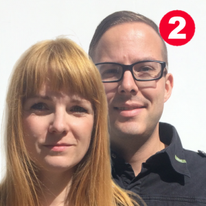 Dr. jur. Irene Hallof (COO) und Christoph Huebner (CEO), Exmedio