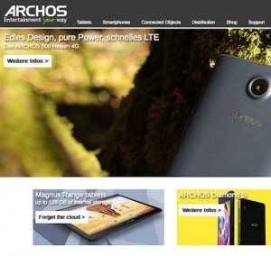 Betriebssystem zum Auswählen, © Archos Deutschland GmbH