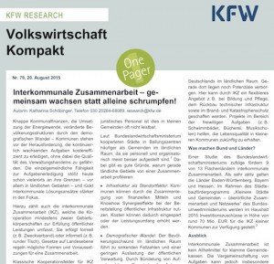 Volkswirtschaft Kompakt Nr. 79/2015, © KfW