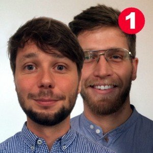 Florian Reichle (kaufmännischer GF, links) und Ole Bröker (Marketing & Business Development, rechts) bei trinckle 3D