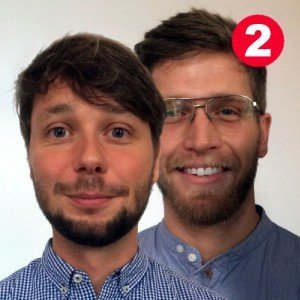 Florian Reichle (kaufmännischer GF, links) und Ole Bröker (Marketing & Business Development, rechts) bei trinckle 3D