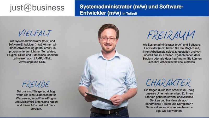 Wer PHP, Java­Script und CSS im Blut hat