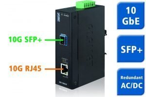 10GBASE-Kupfer-auf-LWL-Konverter sorgt für stabile Maschinensteuerungen