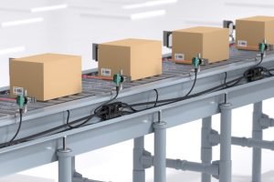 Sensor-Puffersystem verhindert fördertechnische Auffahrunfälle