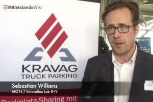 Per App teilen Speditionen ihre freien Parkplätze