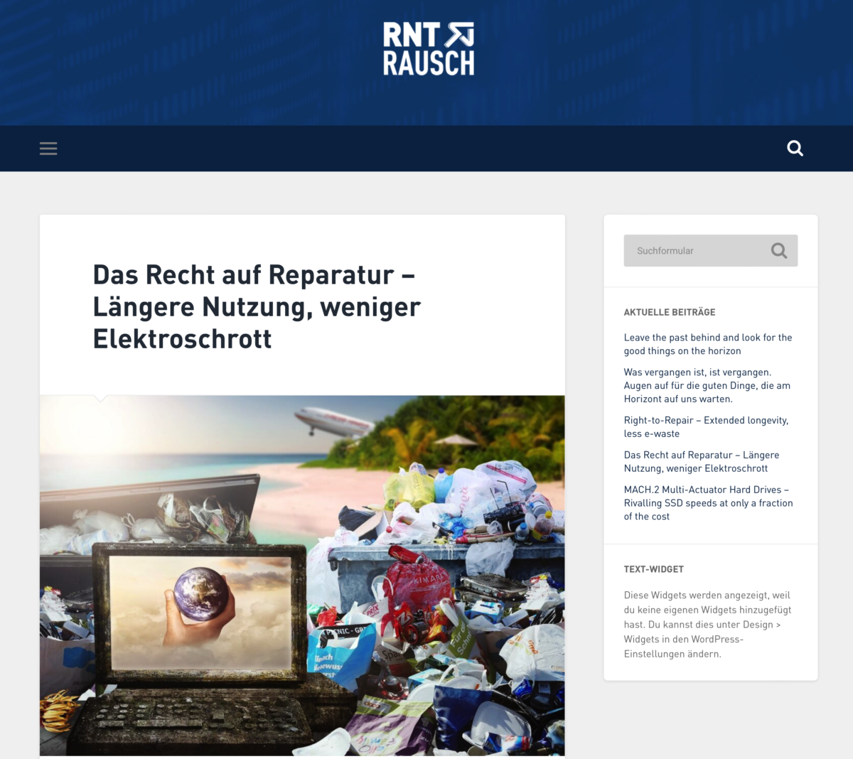 NachhaltigkeitDas Recht auf Reparatur schont die Umwelt