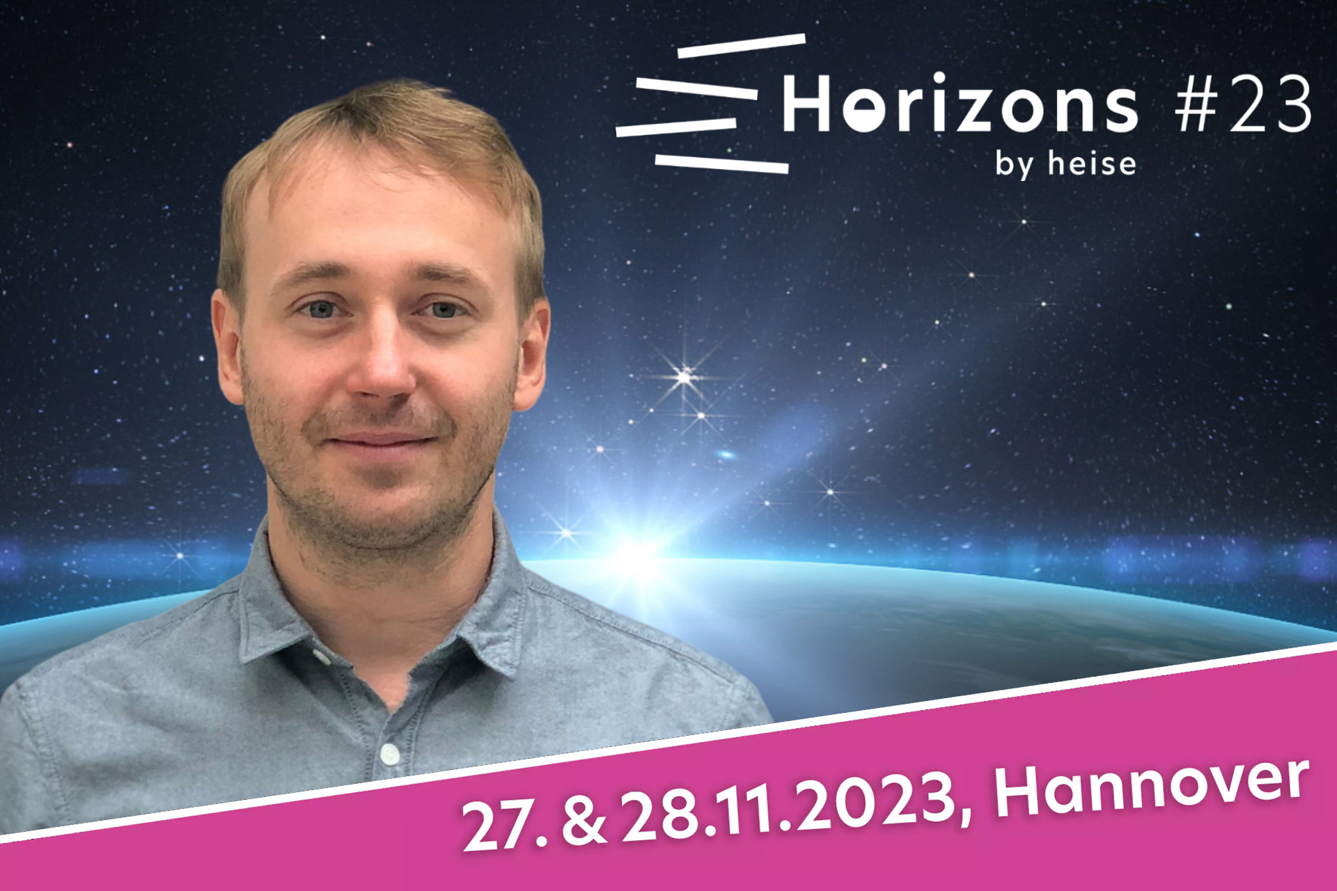 Horizons by heise - Dr. Alexander Hirschfeld hält einen Impulsvortrag zu Start-ups und New Work